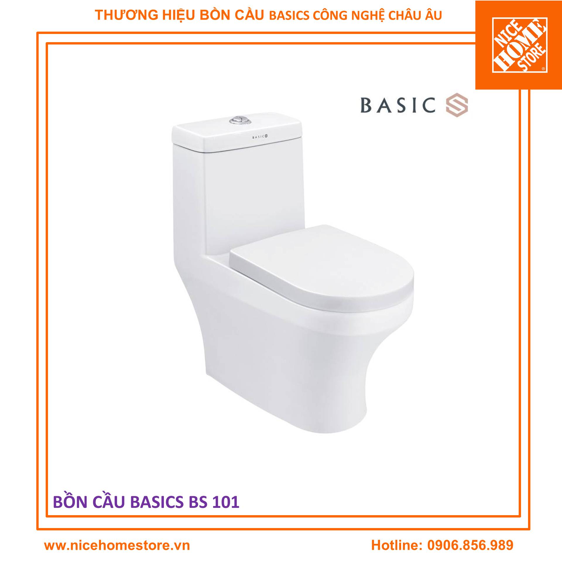 bồn cầu basic bs 101