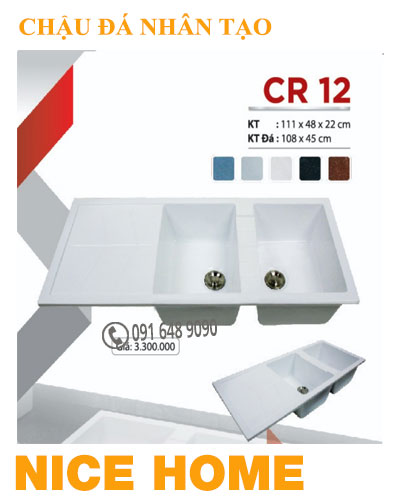 Chậu đá nhân tạo CR12