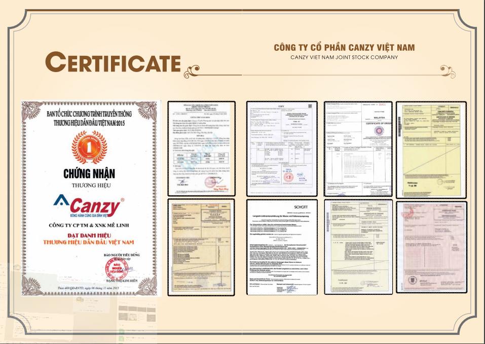 bếp từ canzay chứng nhận cao cấp