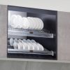 Bộ khung úp chén đĩa cố định tủ trên euromax
