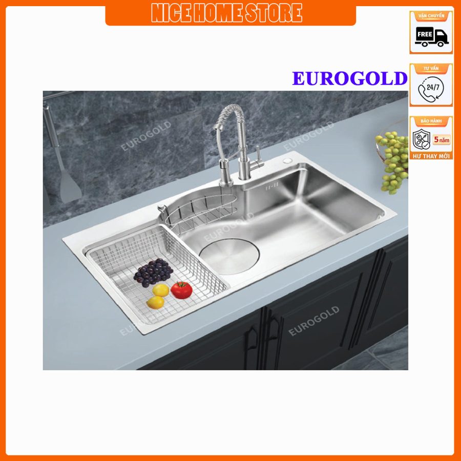 chậu rửa chén eurogold EUS55848