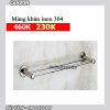 Máng khăn đôi inox 304