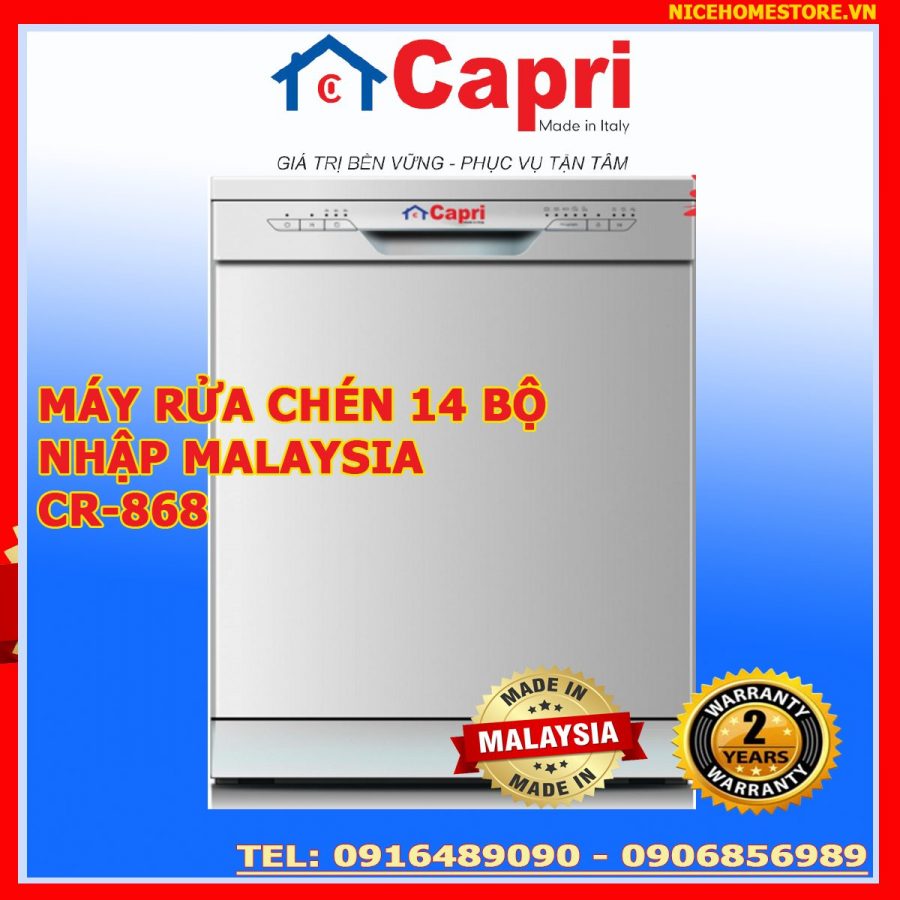 CR 868 MÁY RỬA CHÉN CAPRI