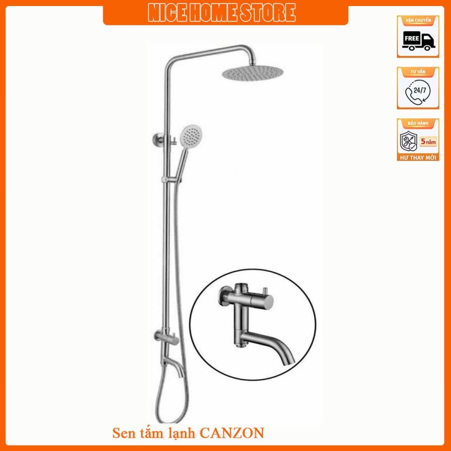 Sen cây tắm Lạnh inox 304