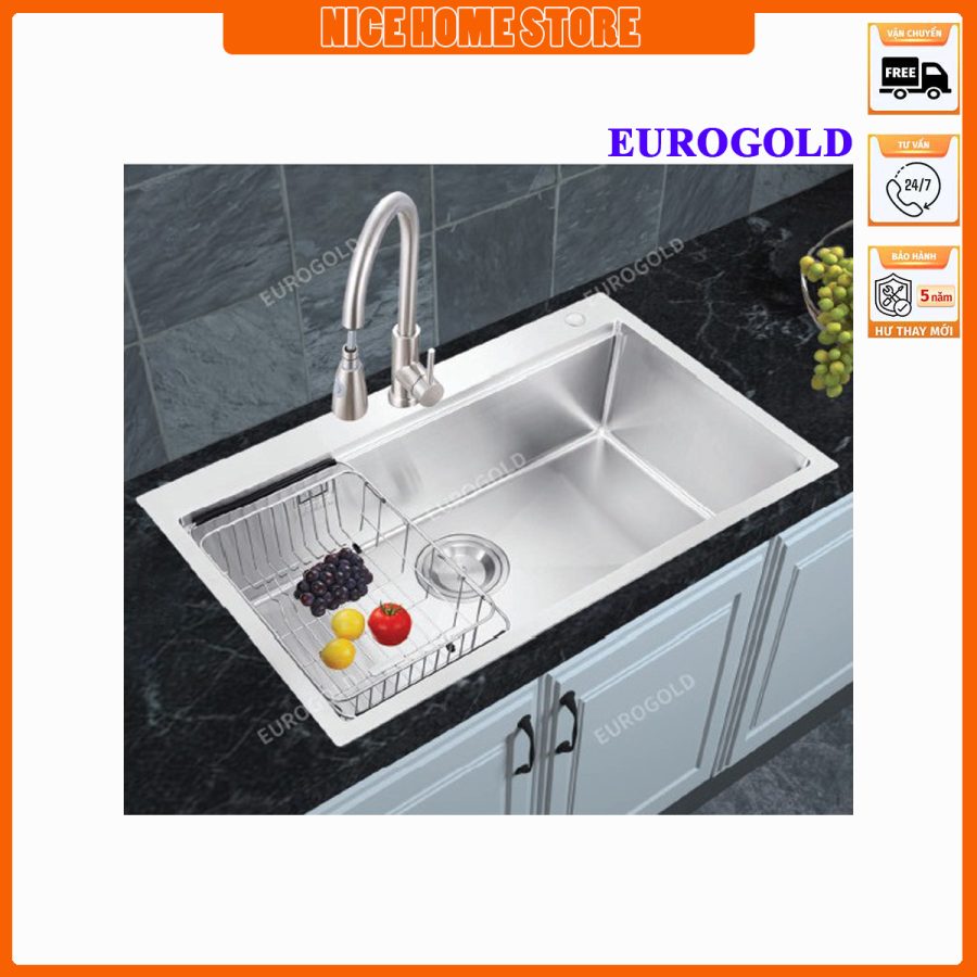 chậu rửa chén bát eurogold eus58050