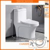 Thương hiệu Canzon Mã: MS 190 Công nghệ Thái lan Xả xoáy, Năp nhựa êm, men chống bám bẩn Bảo hành 3 năm bộ xả, men sứ 10 năm Tặng: Xịt vệ sinh và Van Chia T inox 304