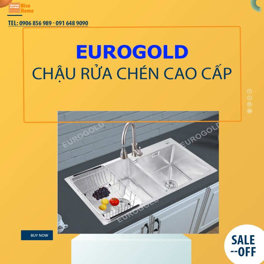 Chậu rửa bát Eurogold