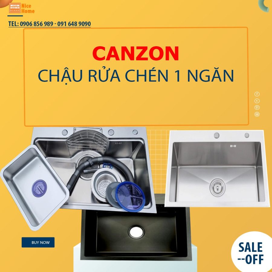 Chậu rửa chén 1 ngăn